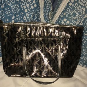 Michael Kors Bronze Metallic Pocketbook